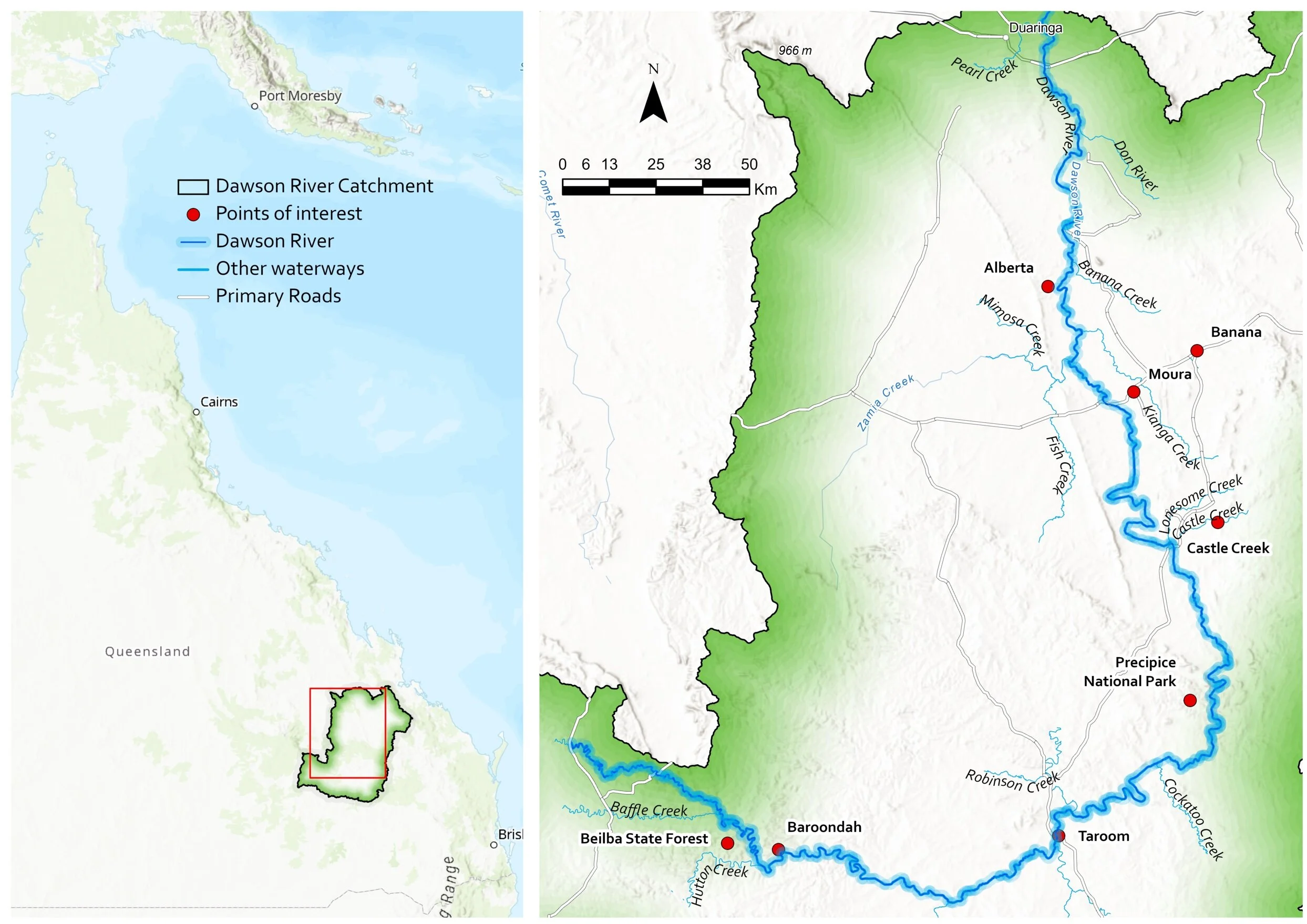 Dawson River Study Area