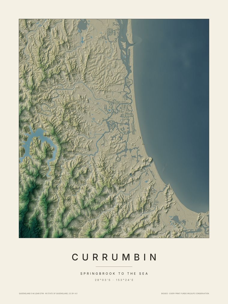 Currumbin, a BioGeo Editions print