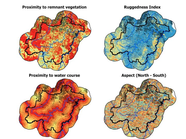 Habitat sub-models for the brush-tailed rock-wallaby
